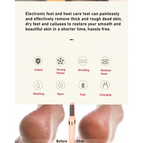 Электрическая шлифовальная машинка ELECTRIC PEDI CALLOUS REMOVER для педикюра и удаления мозолей  оптом-9