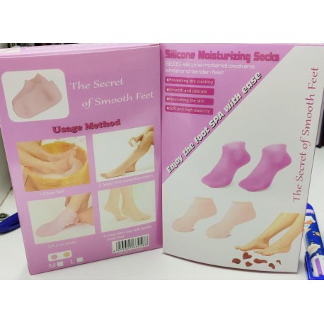 Силиконовые увлажняющие носки The Secret of Smooth Feet 2 шт  оптом-5