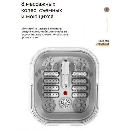 Складная термостатическая ванночка для ног с функцией массажа  оптом-3