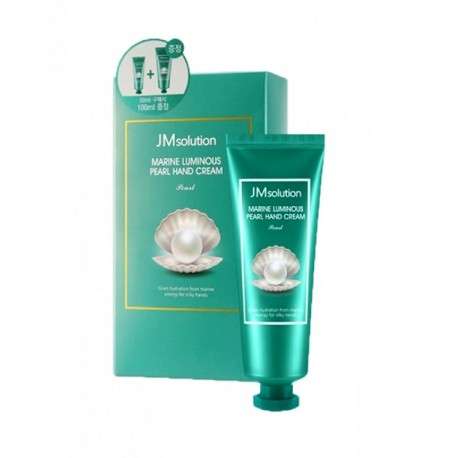 Крем для рук JM SOLUTION 100 + 50 ml с экстрактом жемчуга  оптом-1