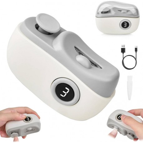 Электрическая автоматическая ногтерезка Electric Nail Clipper оптом-2