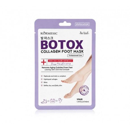 Маска-носочки для ног KORMESIC Botox Collagen Foot Mask 40 мл оптом