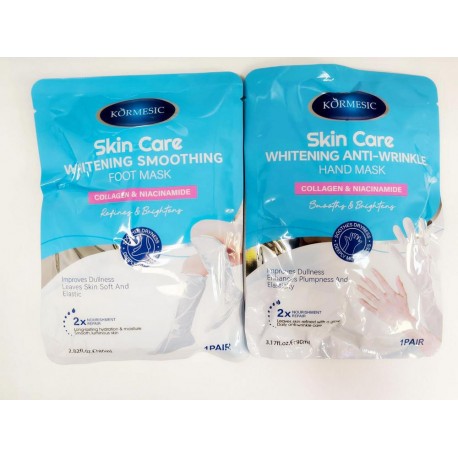 Разглаживающая маска для рук KORMESIC Skin Care Whitening Smoothing Hand Mask с коллагеном 80 мл оптом-1