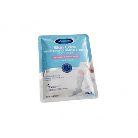 Разглаживающая маска для ног KORMESIC Skin Care Whitening Smoothing Foot Mask с коллагеном 80 мл оптом