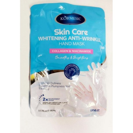 Разглаживающая маска для рук KORMESIC Skin Care Whitening Smoothing Hand Mask с коллагеном 80 мл оптом-2