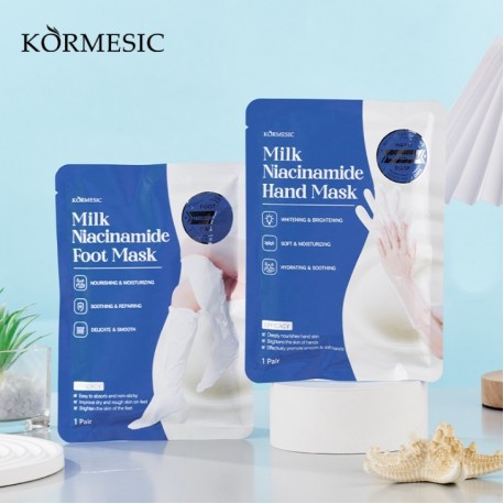Увлажняющая Маска для ног Milk Niacinamide Foot Mask 40 г оптом-2