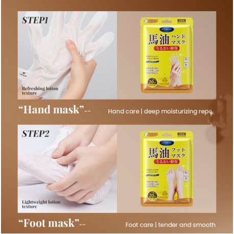 Увлажняющая маска для рук KORMESIC Horse Oil Hand Mask с лошадиным жиром 40 мл оптом-3