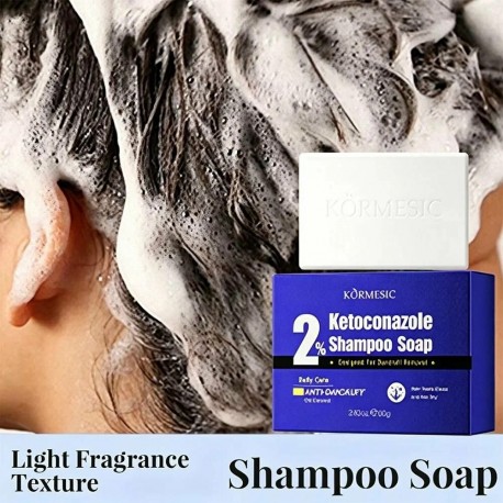Твердое мыло-шампунь KORMESIC Ketoconazole Shampoo Soap 2% с кетоконазолом 80 г оптом-7