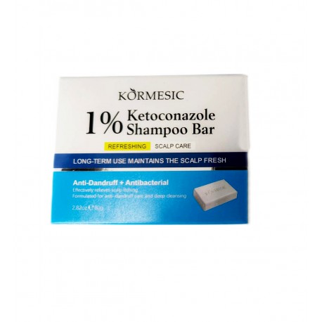 Твердый шампунь KORMESIC 1% Ketoconazole Shampoo Bar против перхоти 80 г оптом