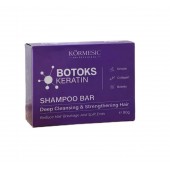 Твердый шампунь-мыло KORMESIC Professional Botox Keratin Shampoo Bar против ломкости волос 80 г