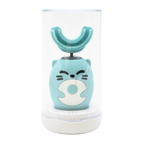 Детская электрическая зубная щетка U - образной формы  оптом-1