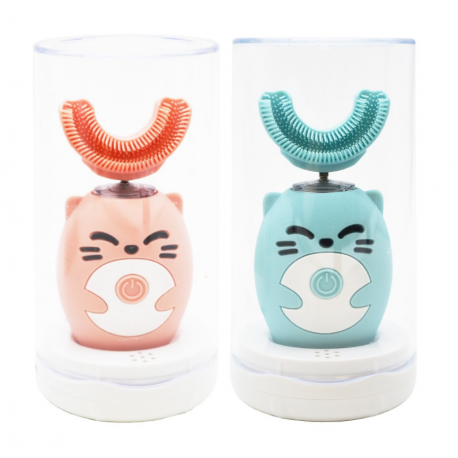 Детская электрическая зубная щетка U - образной формы  оптом