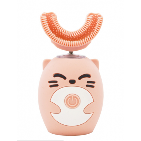 Детская электрическая зубная щетка U - образной формы  оптом-9