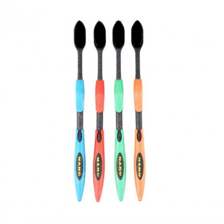 Комплект бамбуковых зубных щеток Guanbo 4 шт  оптом-1