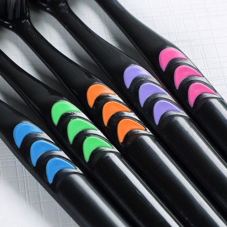 Набор бамбуковых зубных щеток 10 шт  оптом-3