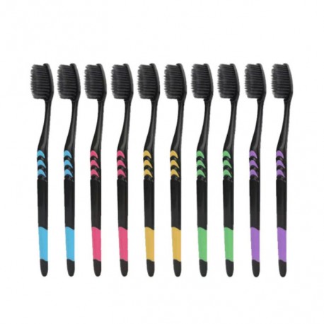 Набор бамбуковых зубных щеток 10 шт  оптом