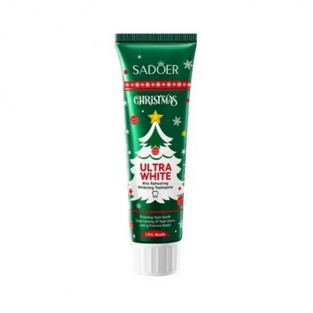 Новогодняя отбеливающая зубная паста SADOER Christmas Mint Fresh Whitening Toothpaste 100 г оптом