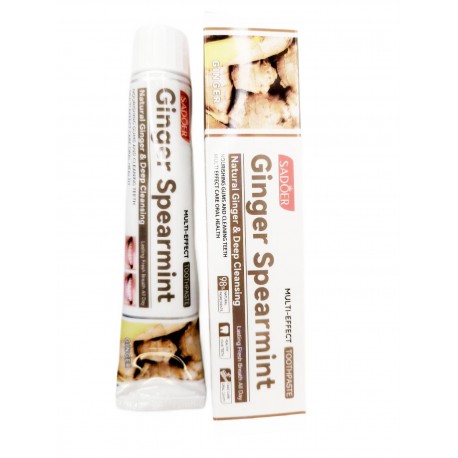 Зубная паста с экстрактом имбиря и мяты SADOER Ginger Spearmint 100 г оптом-2