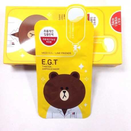 Антивозрастная маска для лица E.G.T Timetox Ampoule Mask 30 г  оптом-2