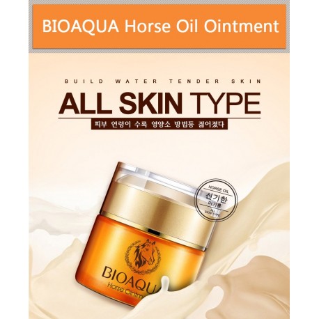 Увлажняющий крем для лица Bioaqua Horse Ointment с конским жиром 50 г  оптом-4