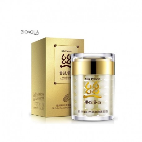 Крем для лица Bioaqua Silk Protein с протеинами шелка 60 г  оптом-9