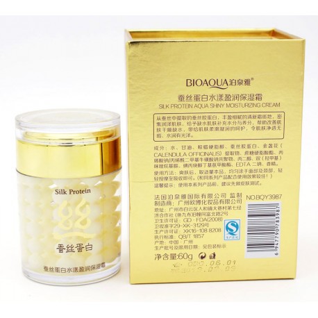 Крем для лица Bioaqua Silk Protein с протеинами шелка 60 г  оптом-6