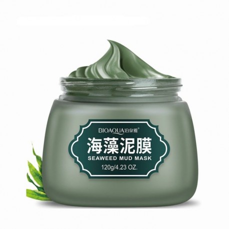 Очищающая маска для лица Bioaqua Seaweed Mud Mask грязевая с водорослями 120 г  оптом-1