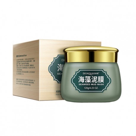 Очищающая маска для лица Bioaqua Seaweed Mud Mask грязевая с водорослями 120 г  оптом