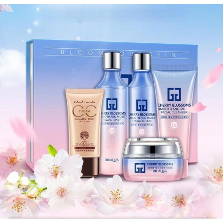 Набор Bioaqua Cherry Blossoms Moist Facial Gift Box  оптом-1