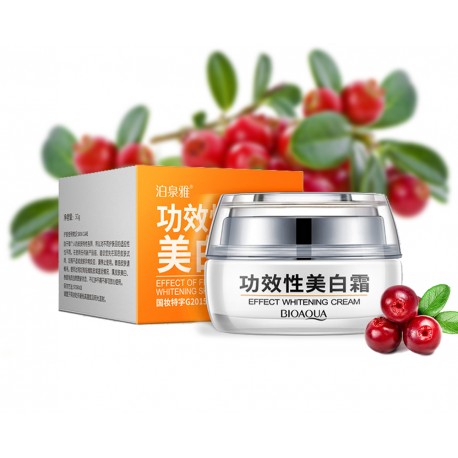 Отбеливающий крем для лица Bioaqua Effect Whitening Cream с хризантемой и клюквой 30 г  оптом-1