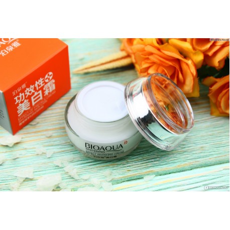 Отбеливающий крем для лица Bioaqua Effect Whitening Cream с хризантемой и клюквой 30 г  оптом-2