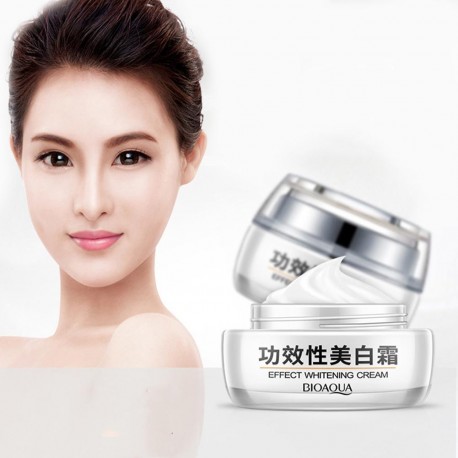 Отбеливающий крем для лица Bioaqua Effect Whitening Cream с хризантемой и клюквой 30 г  оптом-5