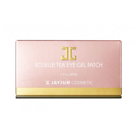 Гидрогелевые патчи с цветами гибискуса Jayjun Roselle Tea Eye Gel Patch 60 шт  оптом-2