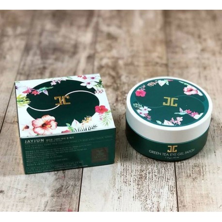 Гидрогелевые патчи с зеленым чаем Jayjun Green Tea Eye Gel Patch 60 шт  оптом-6