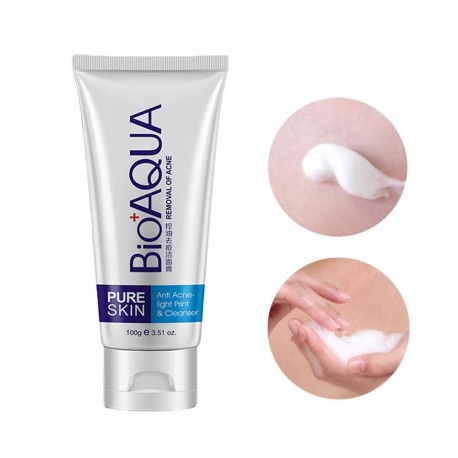 Пенка для умывания Bioaqua Pure Skin от черных точек 100 г  оптом-2
