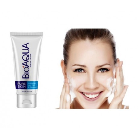 Пенка для умывания Bioaqua Pure Skin от черных точек 100 г  оптом-4