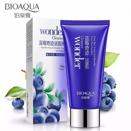 Пенка для умывания Bioaqua Wonder Cleanser с экстрактом черники 100 мл  оптом-3