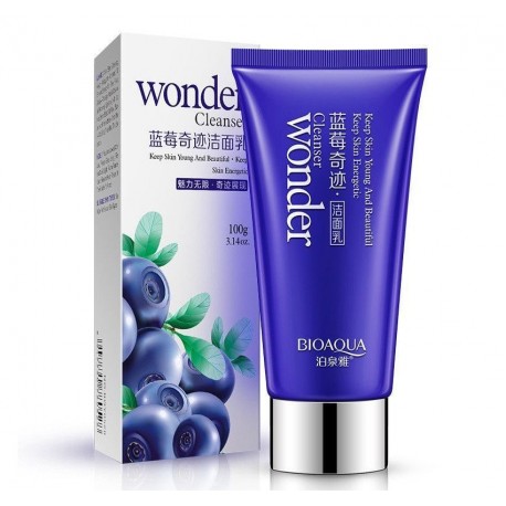 Пенка для умывания Bioaqua Wonder Cleanser с экстрактом черники 100 мл  оптом