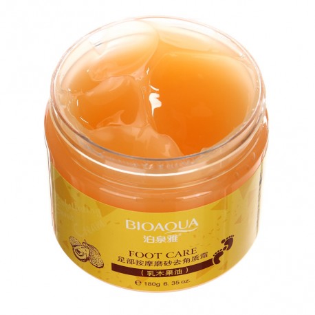 Гель-скраб для ног Bioaqua Foot Care Peeling с маслом Ши и авокадо 180 г   оптом-2