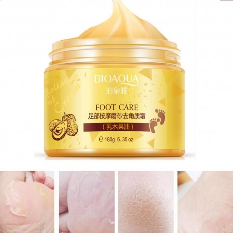 Гель-скраб для ног Bioaqua Foot Care Peeling с маслом Ши и авокадо 180 г   оптом-4