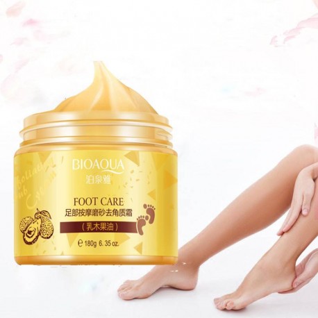 Гель-скраб для ног Bioaqua Foot Care Peeling с маслом Ши и авокадо 180 г   оптом-5