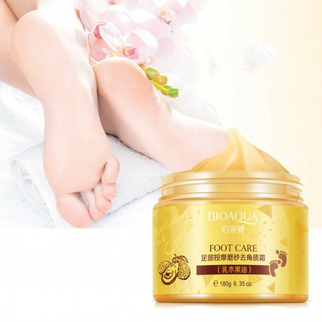Гель-скраб для ног Bioaqua Foot Care Peeling с маслом Ши и авокадо 180 г   оптом-6