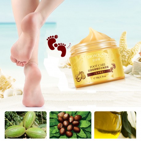Гель-скраб для ног Bioaqua Foot Care Peeling с маслом Ши и авокадо 180 г   оптом-9