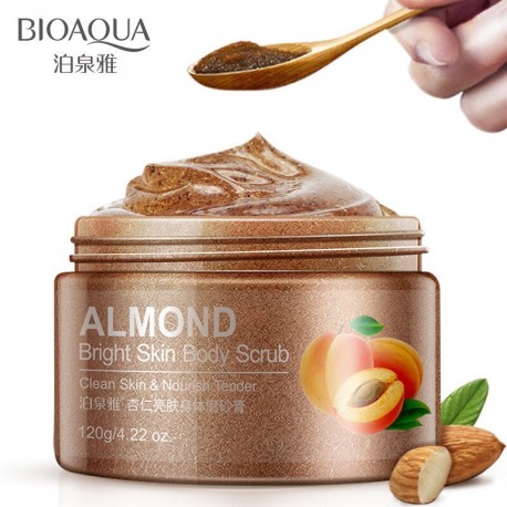 Освежающий скраб для лица Bioaqua Almond Bright Skin Body Scrub 120 мл  оптом-3