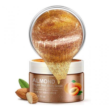 Освежающий скраб для лица Bioaqua Almond Bright Skin Body Scrub 120 мл  оптом-4