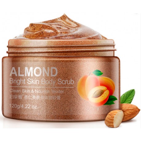Освежающий скраб для лица Bioaqua Almond Bright Skin Body Scrub 120 мл  оптом-1