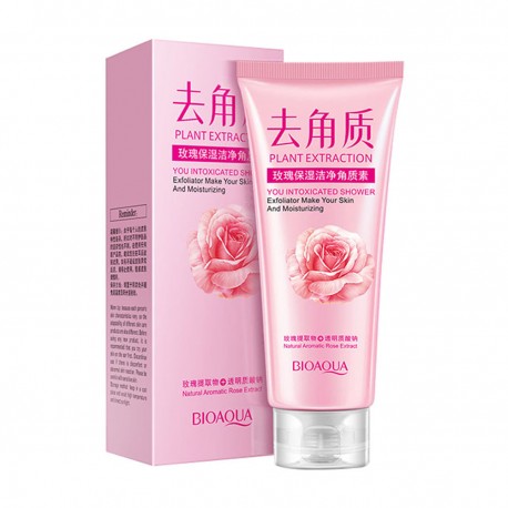 Скатка - пилинг Bioaqua Natural Plants Extracts роза 120 г  оптом