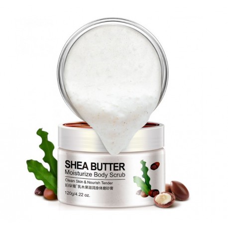 Скраб для тела Bioaqua Shea Butter Moisturize Body с маслом Ши и экстрактом авокадо 120 г  оптом-1