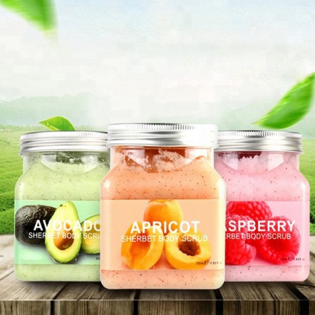 Скраб для тела Wokali Apricot Sherbet Body Scrub 350 мл  оптом-3