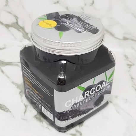 Скраб для тела Wokali Charcoal Sherbet Body Scrub 350 мл  оптом-4